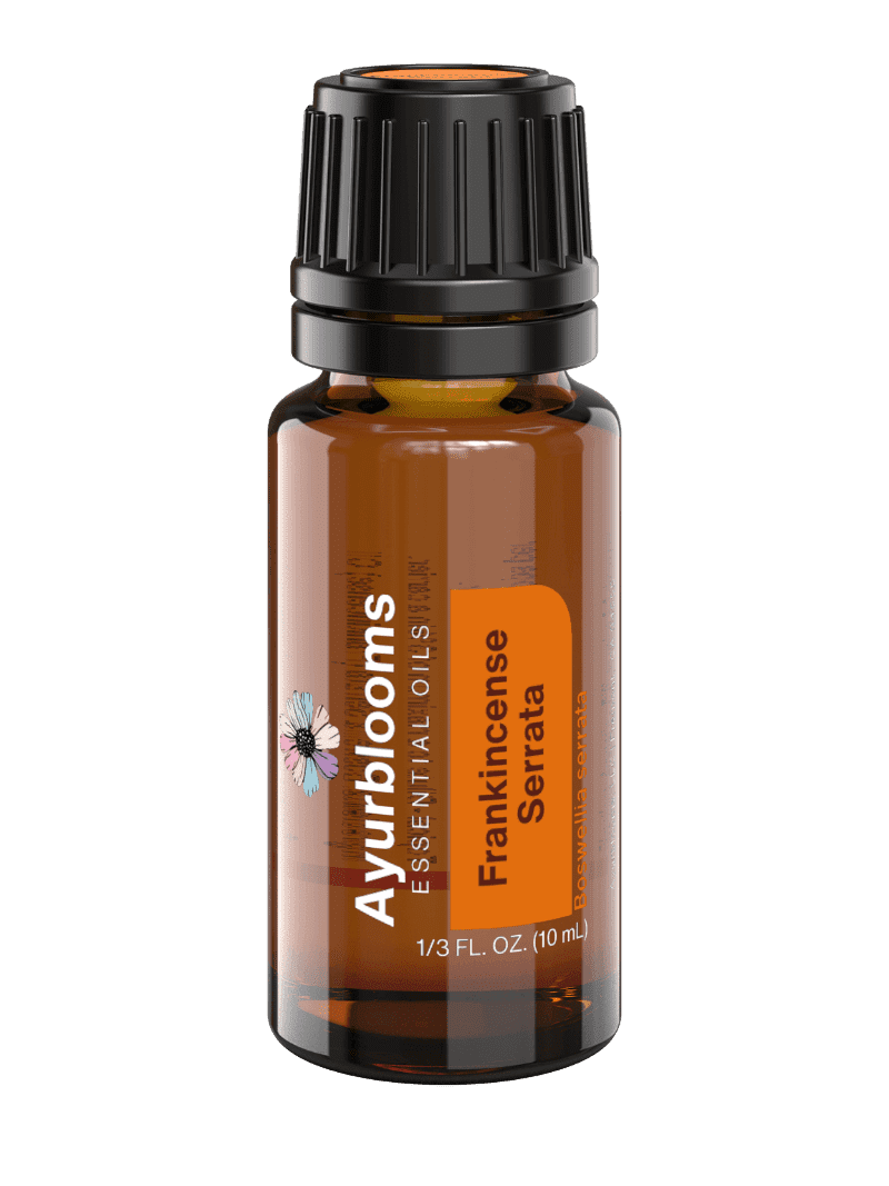 Ayurblooms 10ml Frankincense Essential Oil – Front View