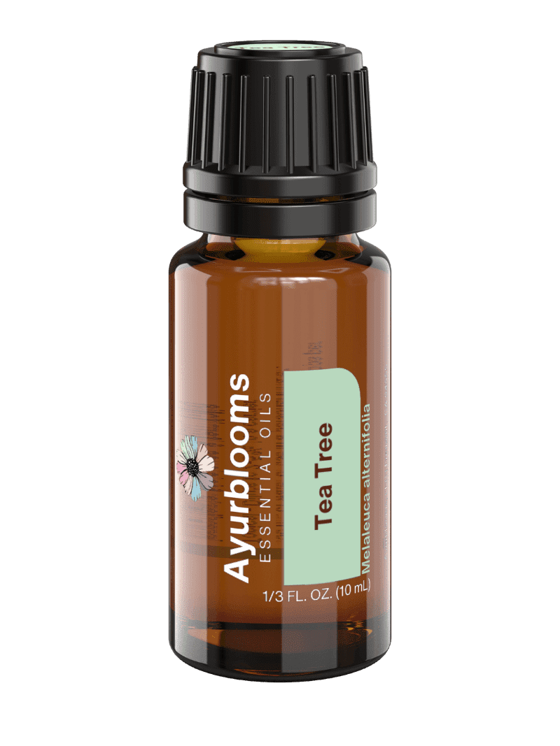 Ayurblooms 10ml Tea Tree Essential Oil – Front View