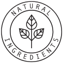 The Natural Ingredients logo symbolizing products respecting Earth's natural cycles, seasonality, and sustainability.